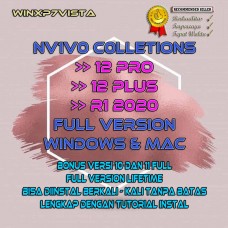 Nvivo 12 Pro/Plus/R1 2020 Full Version Windows & MAC + Bonus Full Tutorial